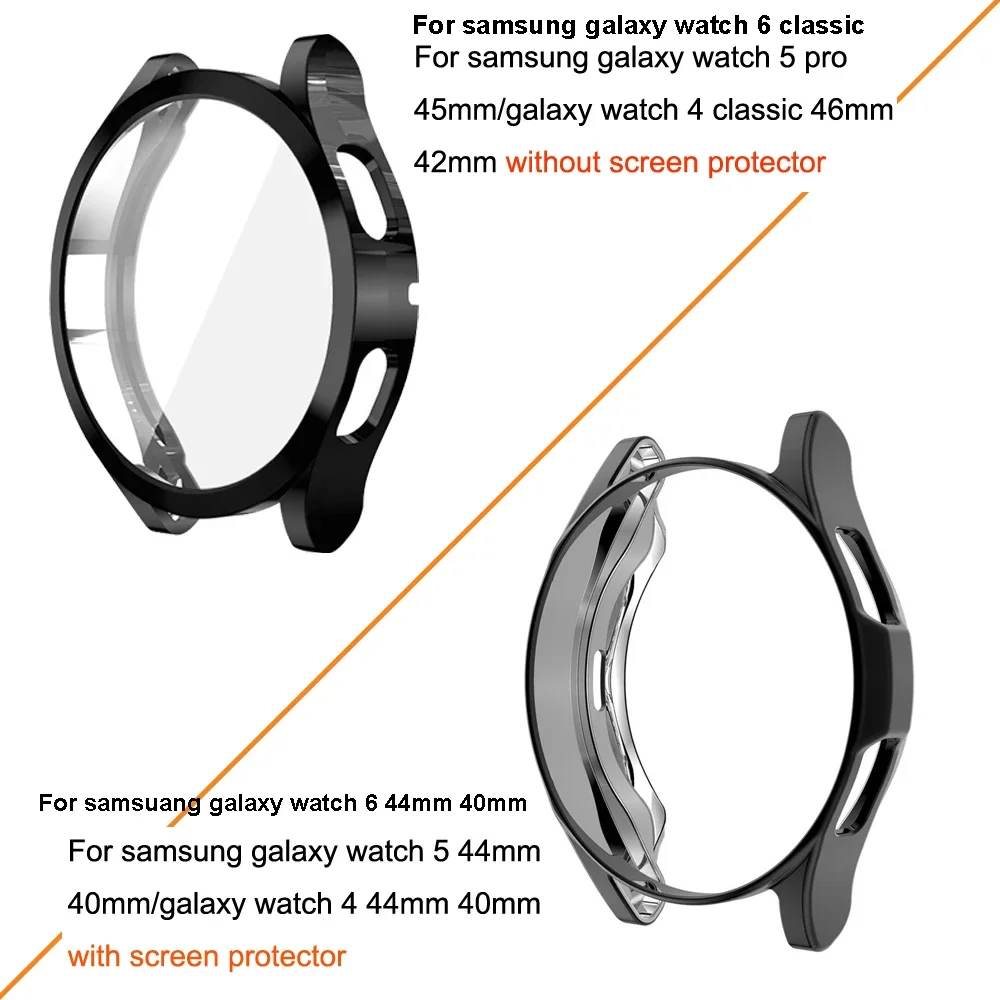 Защитный чехол + ремешок для Samsung Galaxy Watch 5pro 45 мм 7 6 5 4 44 мм 40 мм Ремешок со стальной сеткой Watch 6 4 Classic 43 мм 47 мм 46 мм