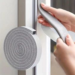 2Roll Window Seam Sealing Tape Foam Casement Sealing Strip Door Seam Sound Insulation And Windshield Dustproof Sponge Strip