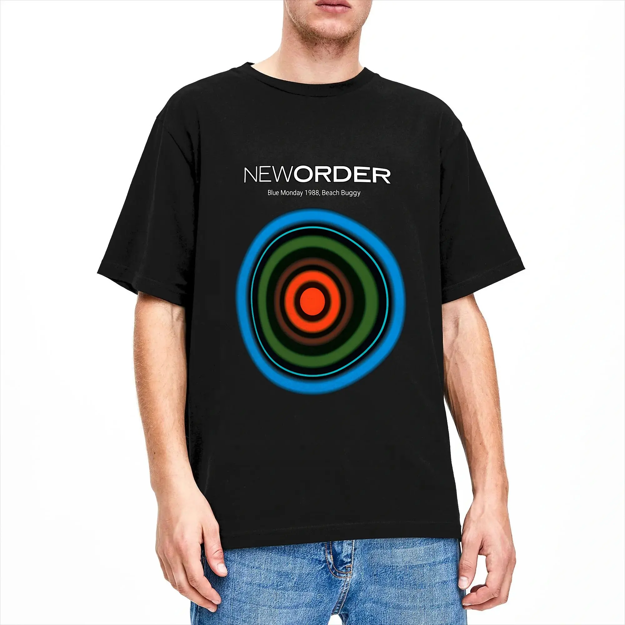 New Order Power Corruption And Lies Circle Men's T Shirt  Casual Tees Short Sleeve Crewneck T-Shirts Cotton Printed Clothing