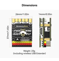 SpeedyBee F405 WING MINI Fixed Wing Flight Controller FC