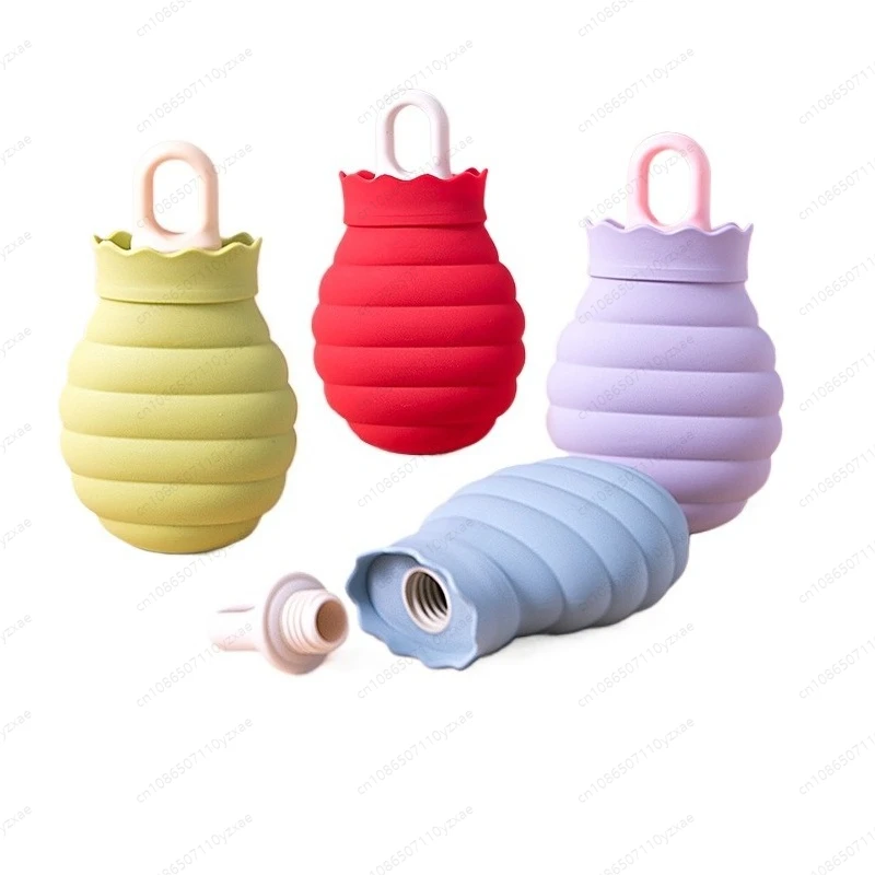 Silicone hot water bag, water injection, pressure and explosion-proof long-term temperature lock