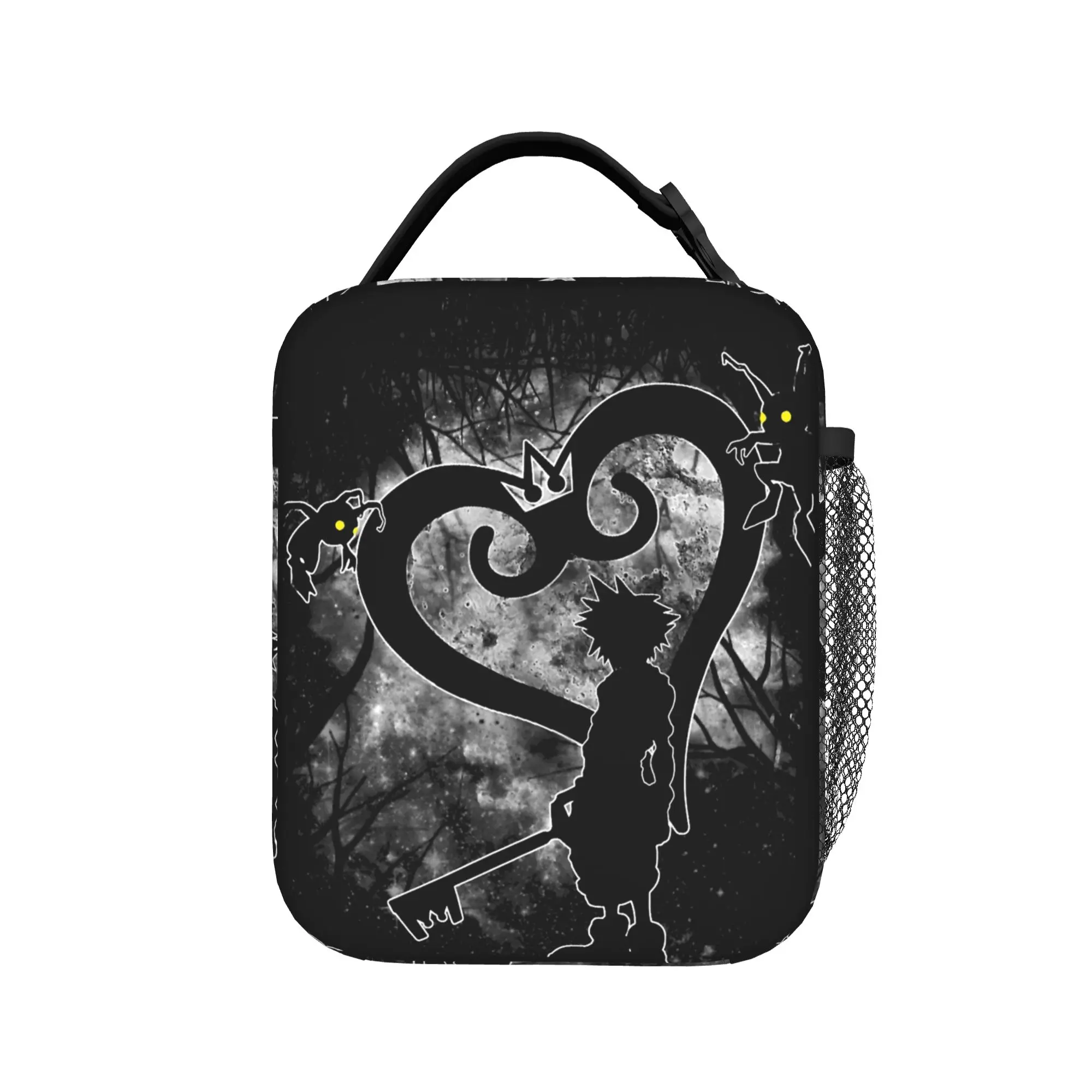 The keyblade Chosen One  Kingdom Hearts Thermal Insulated Lunch Bags for Picnic  Portable Food Bag Cooler Thermal Lunch Boxes