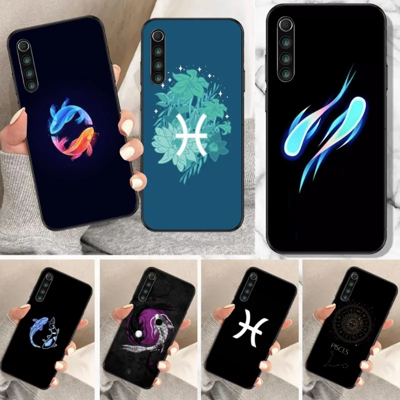 Pisces Astrology Smart Phone Case for Xiaomi Mi 13 12 12S 12T 11T 10T 9T Lite Pro Ultra Poco F3 F4 F5 X4 GT Black Cover Funda