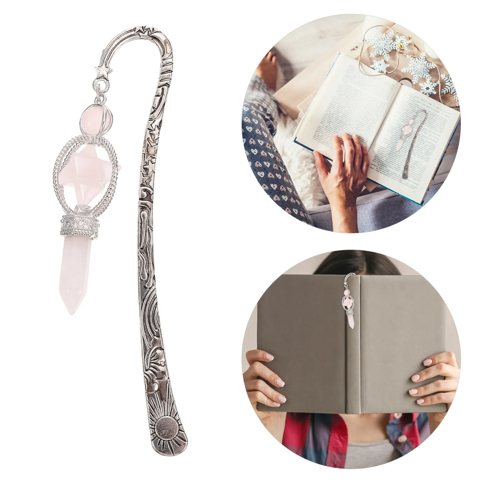 

1 шт. Хрустальная закладка для книг, уникальная декоративная закладка для чтения, подвесное украшение для книголюбов, художественный декор для дома, идея подарка студенту