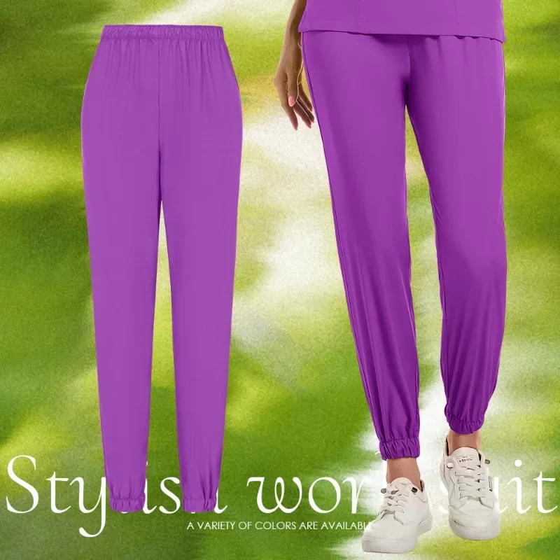 Tops médicos, pantalones para mujer, uniformes médicos de Hospital, conjuntos de exfoliación, accesorios para enfermeras, clínica Dental, salón de belleza, traje de trabajo