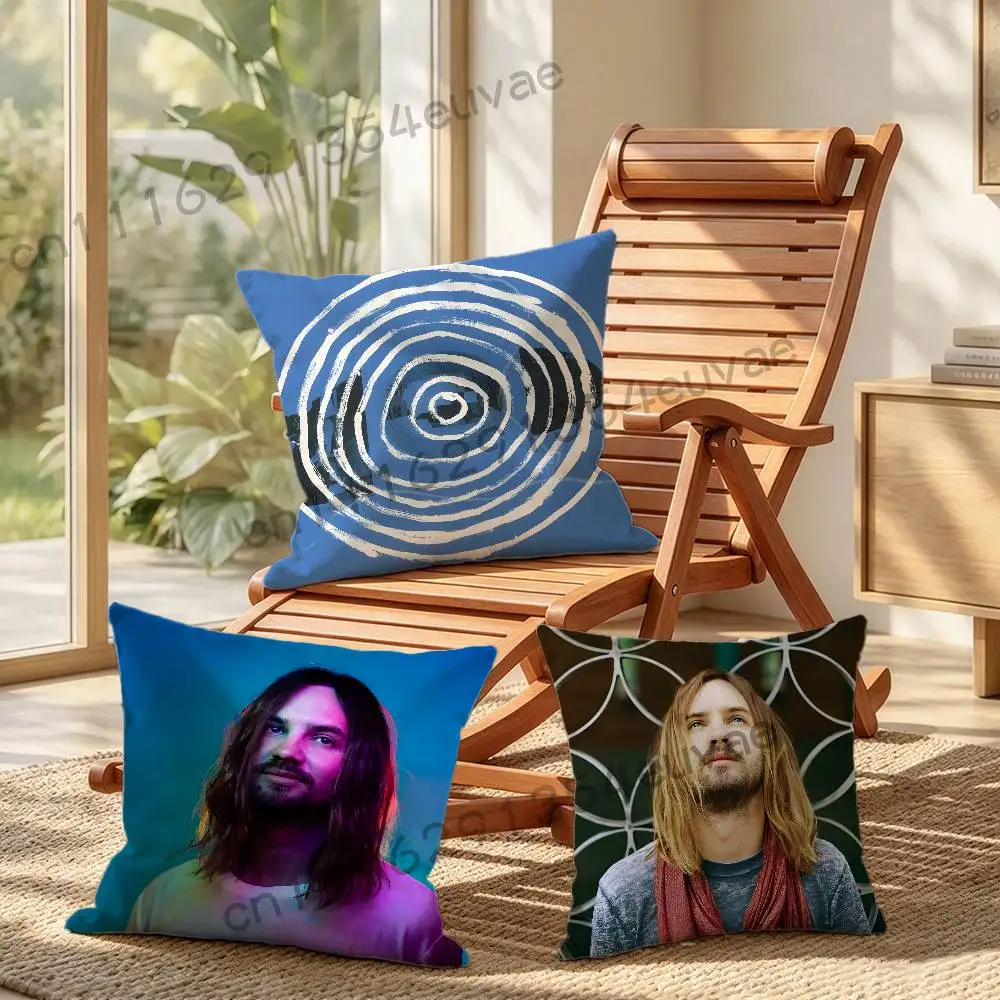 Tame Impala K-Kevin P-Parker Cushion Cover Pillowcase Upholstery Sofa Throw Pillow Home Decor Pillowcas