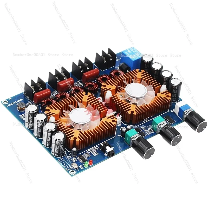 

HiFi Bluetooth 5 0 плата цифрового усилителя 2 1 канал аудио модуль 160 Вт 200 Вт DIY