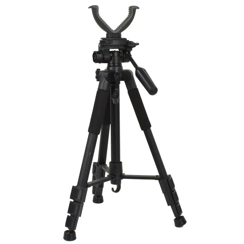 1.5 Meters Outdoor Practice Floor Telescopic Bracket Shooting Hunting V-shaped Support Frame Tripod