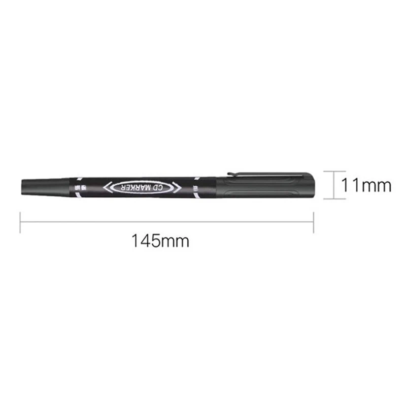 1PC Marker Pen Fine Point Waterproof Ink Thin Nib Crude Nib Black