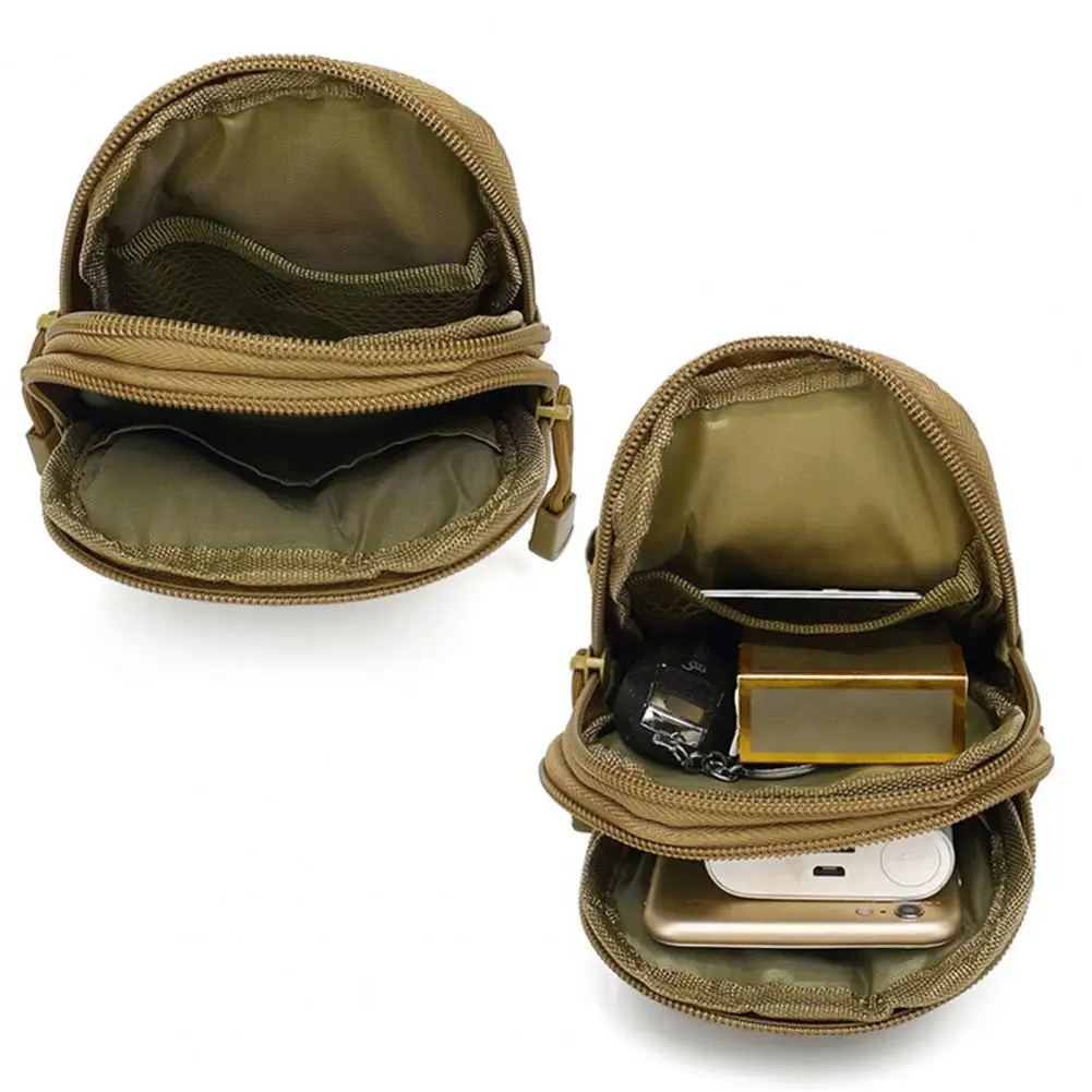Men's Versatile Waist Pack Small Pocket Portable Survival Kit for Outdoor Sports Travel Camping and Hunting