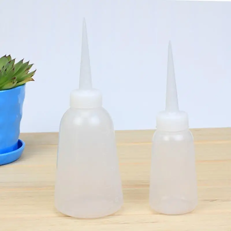 Plant Squeeze Watering Bottle Plastic Vertical Nozzle Spraying Can