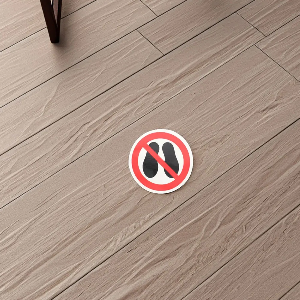

8Pcs Do Not Warning Stickers Removable Vinyl No Stepping Floor Decal Self Adhesive Caution Warning Sign for Office