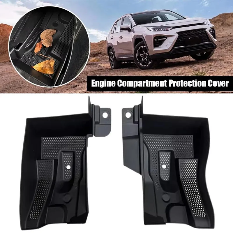 Engine Compartment Side Protection Cover Engine Bay Mud Guard Plate For Toyota Frontlander 2022+ Car Exterior Accessories