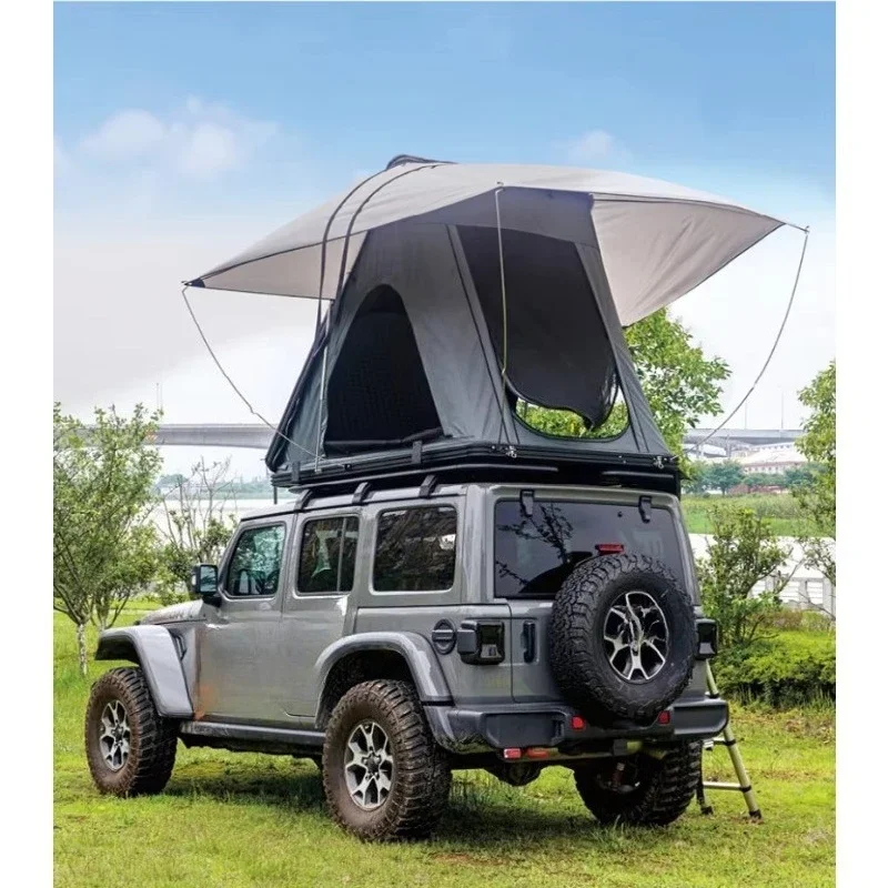 4X4 Offroad SUV Roof Top Tent with Ladder Waterproof Hard Shell Four-Season Quick Automatic Opening Aluminum Construction