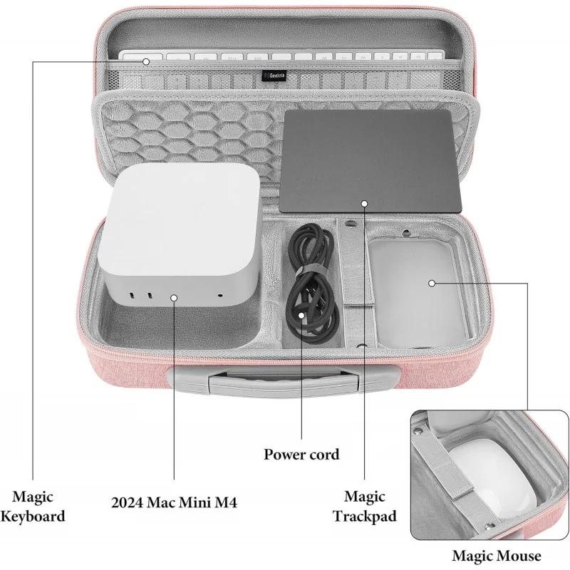 Geekria Hard Case for Mac Mini M4 2024