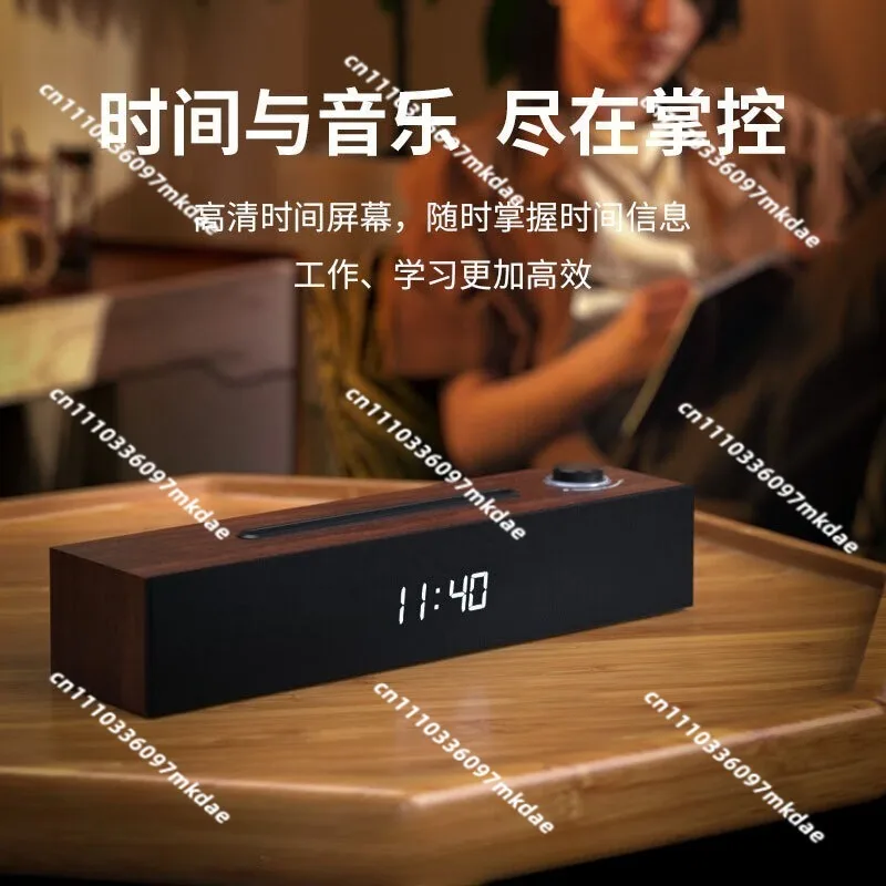 SPA3809 wired bluetooth dual mode built-in sound card drama game speaker wooden desktop stereo