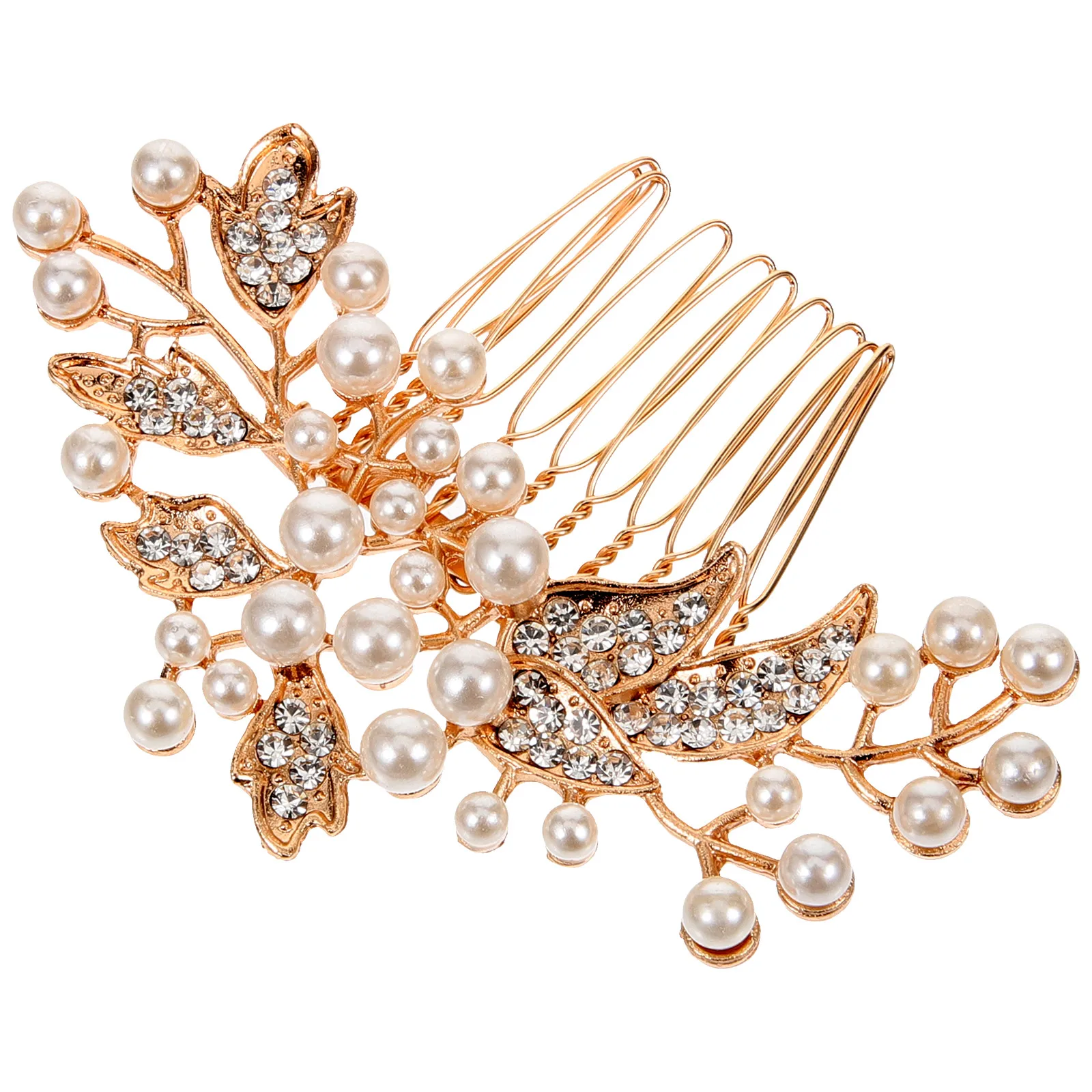 

Weddings Pearl Comb Bridal Hair Accessories for Women Side Combs European and American Miss