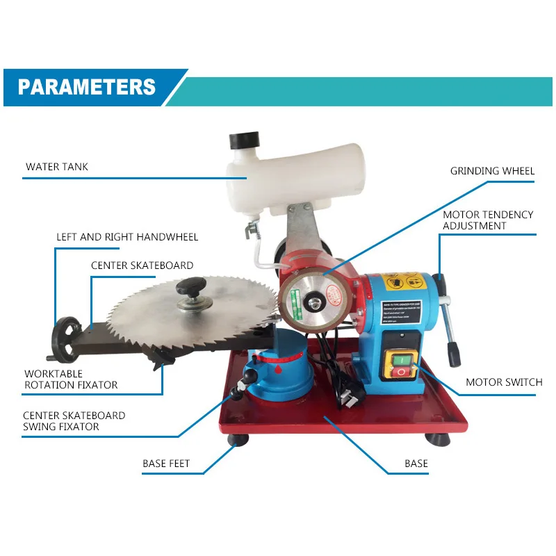 Gear Grinding Machine Woodworking Machinery Sharpening Machine Manual  Alloy Saw Blade Grinder Machine