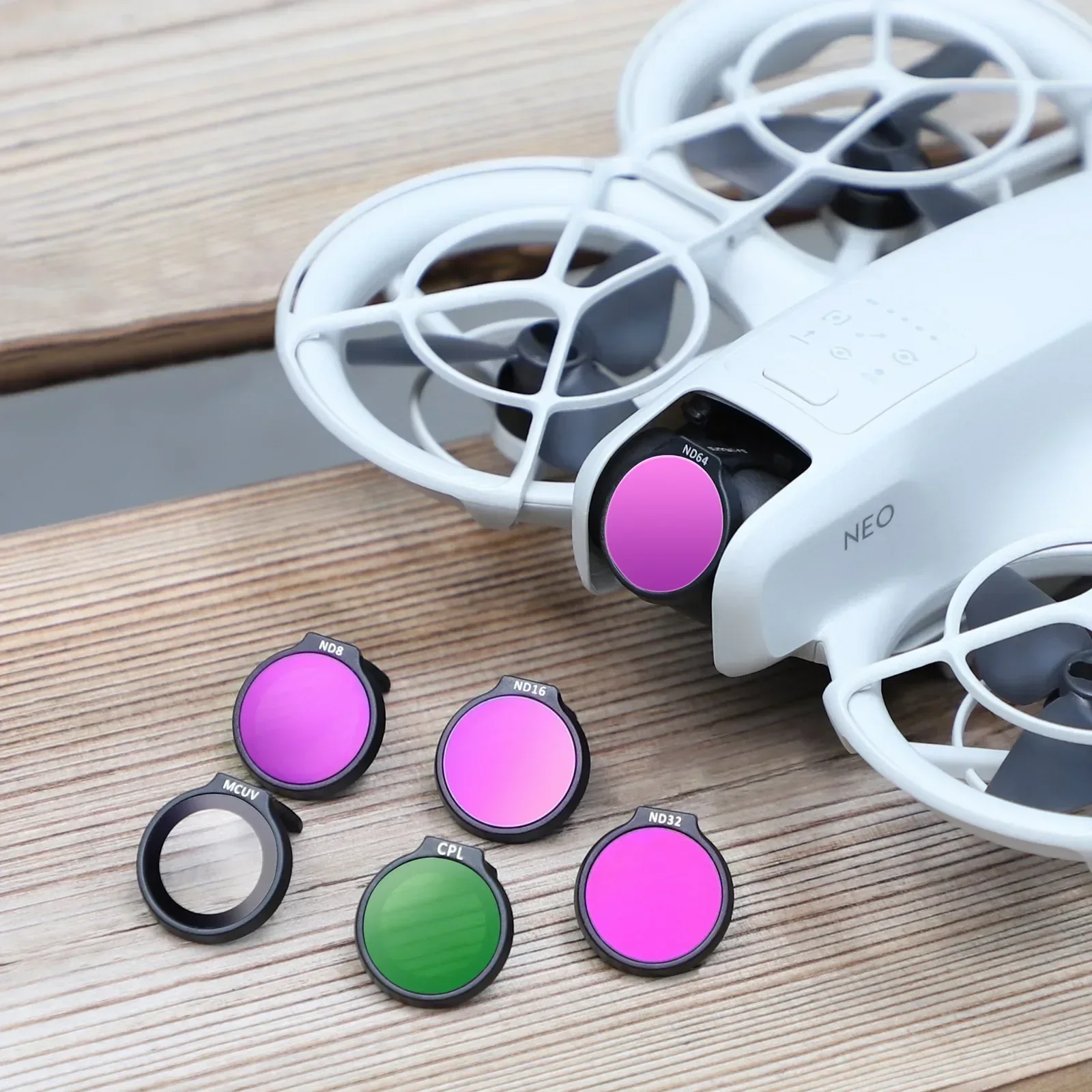 

6PCS Lens Filter Kit For DJI Neo MCUV ND8/16/32/64 Filter Optical Glass Filter CPL Polarizer For DJI Neo Accessories