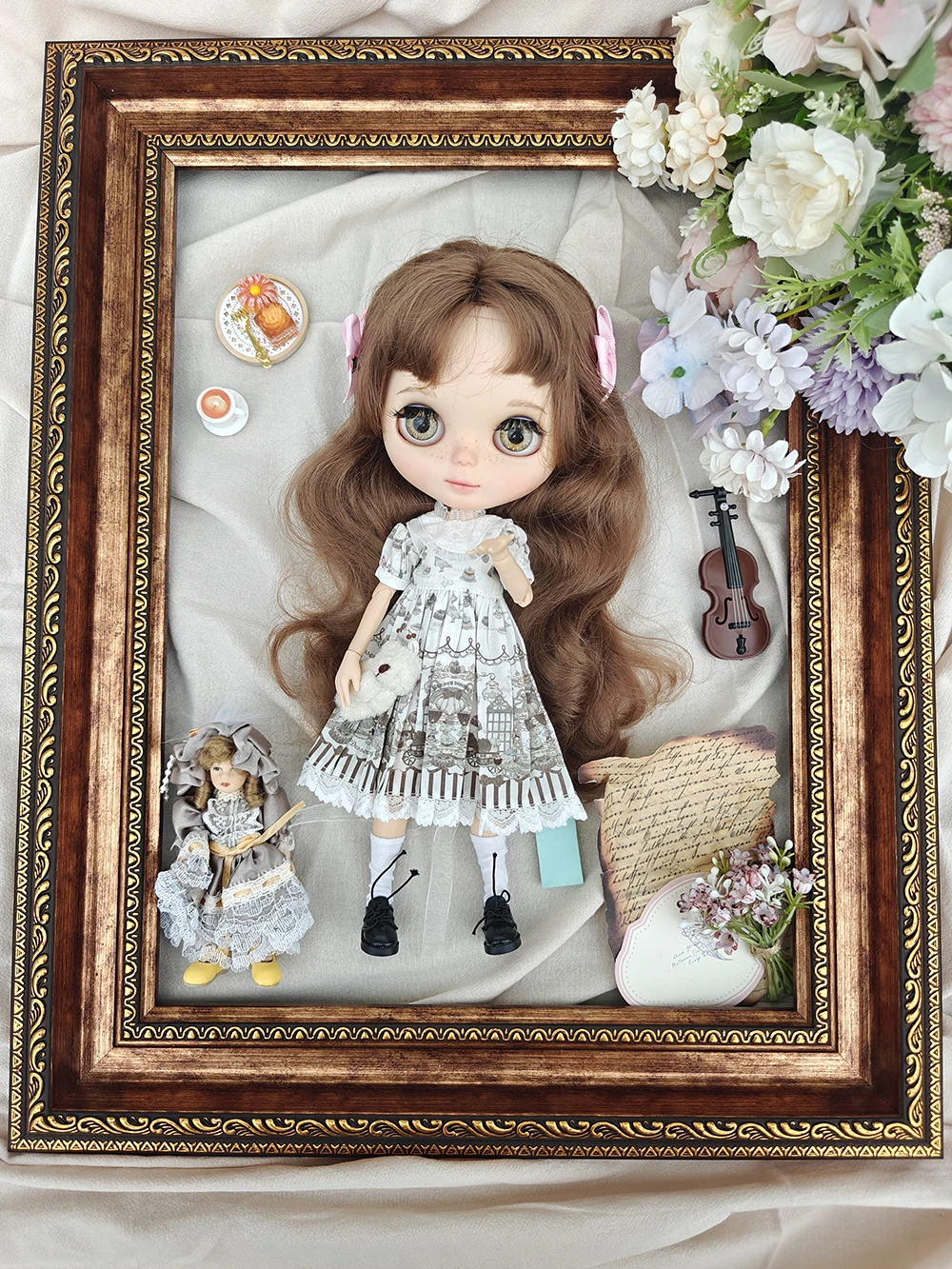 

НОВАЯ кукла Блайт, одежда, модное длинное платье в стиле ретро, юбка принцессы, одежда для Ymy Licca Azones Ob22 24 27, аксессуары для кукол YMY