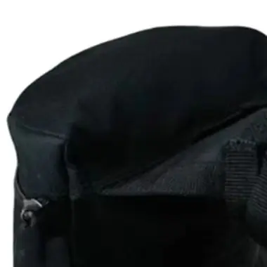 Equestrian Saddle Bag Set with For horn Bag 600D 210D Oxford Cloth Lightweight Portable 0.42kg Foldable 30x21x6cm Black