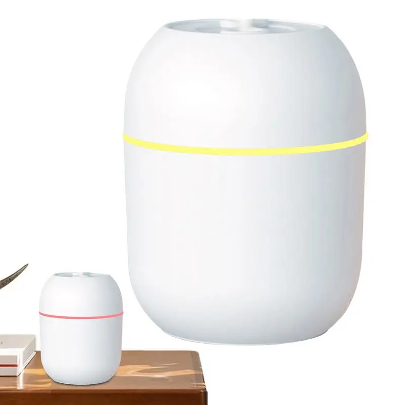 

Mini Humidifier For Bedroom Portable Travel Humidifier Cool Mist Personal Desktop Humidifier With Colorful Night Light Sleeping