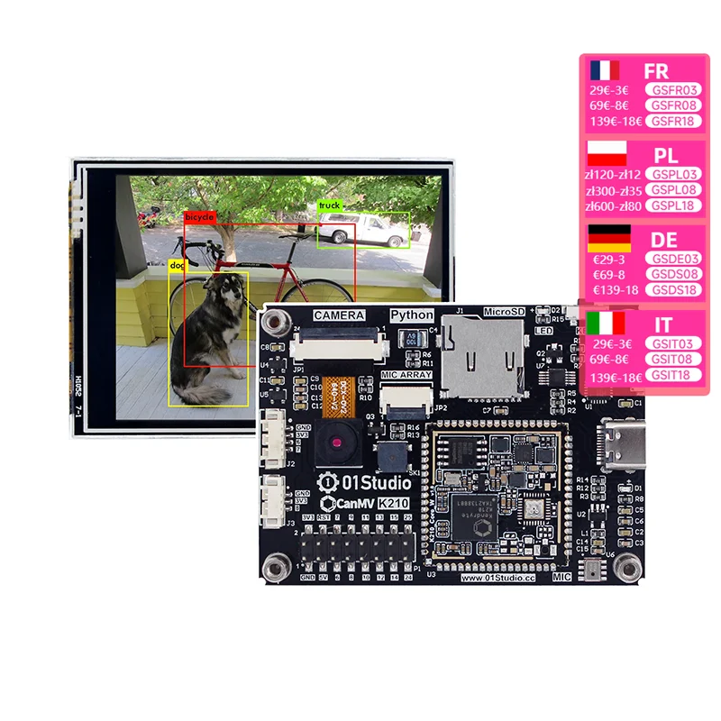 CanMV K210 Development Board AI Artificial Intelligence Face Recognition Machine Vision