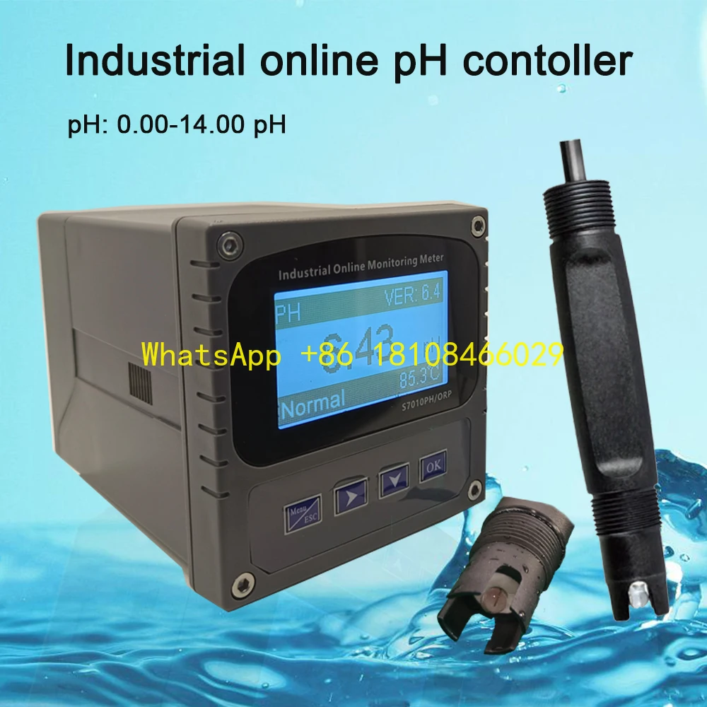 

pH Meter,Single Salt Bridge, 0.6MPA, No Temperature Compensation, PP Shell, Conventional Water Quality