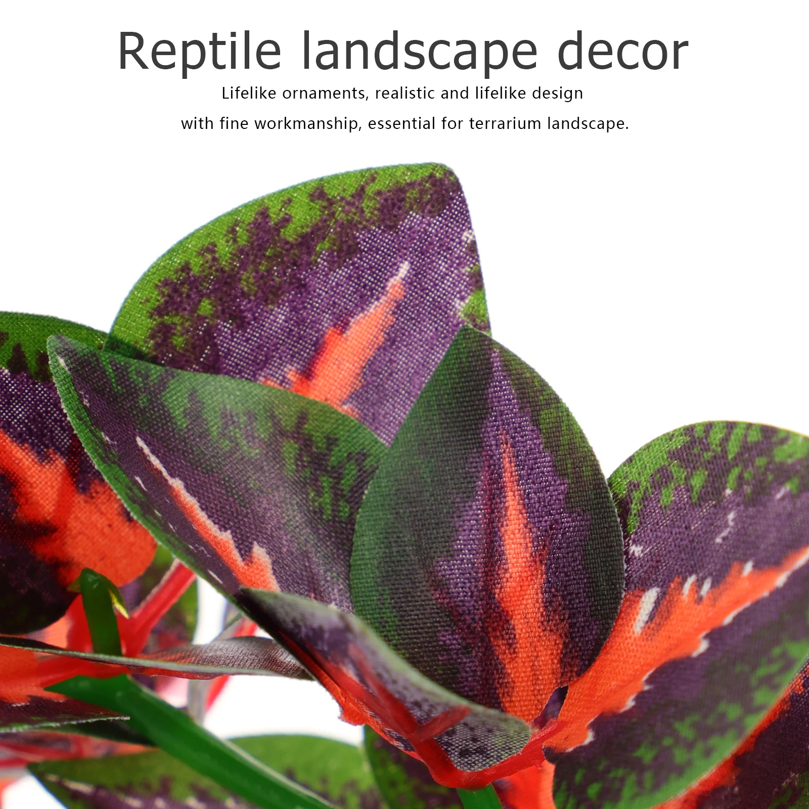 

4Pcs Simulation Aquatic Plant Rattan Artificial Terrarium Landscape Decor Reptile Cage Ornament Fish Tank Decoration