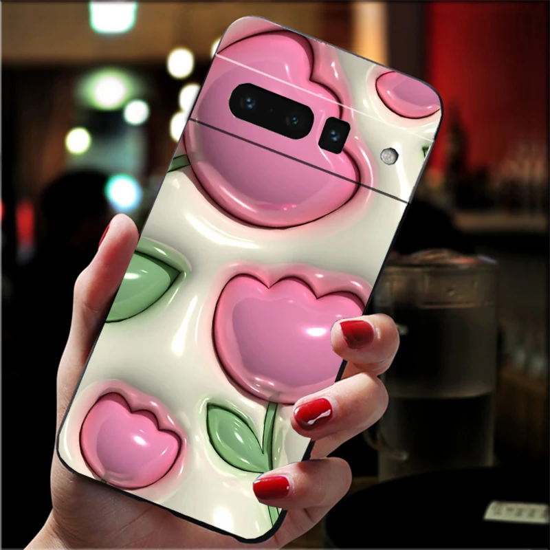 เคสโทรศัพท์ลายดอกไม้ สำหรับ Google Pixel 10 9 Pro XL 9A 8 7 6 Pro Pixel 8A 7A 6A Pixel 8 7 6 5