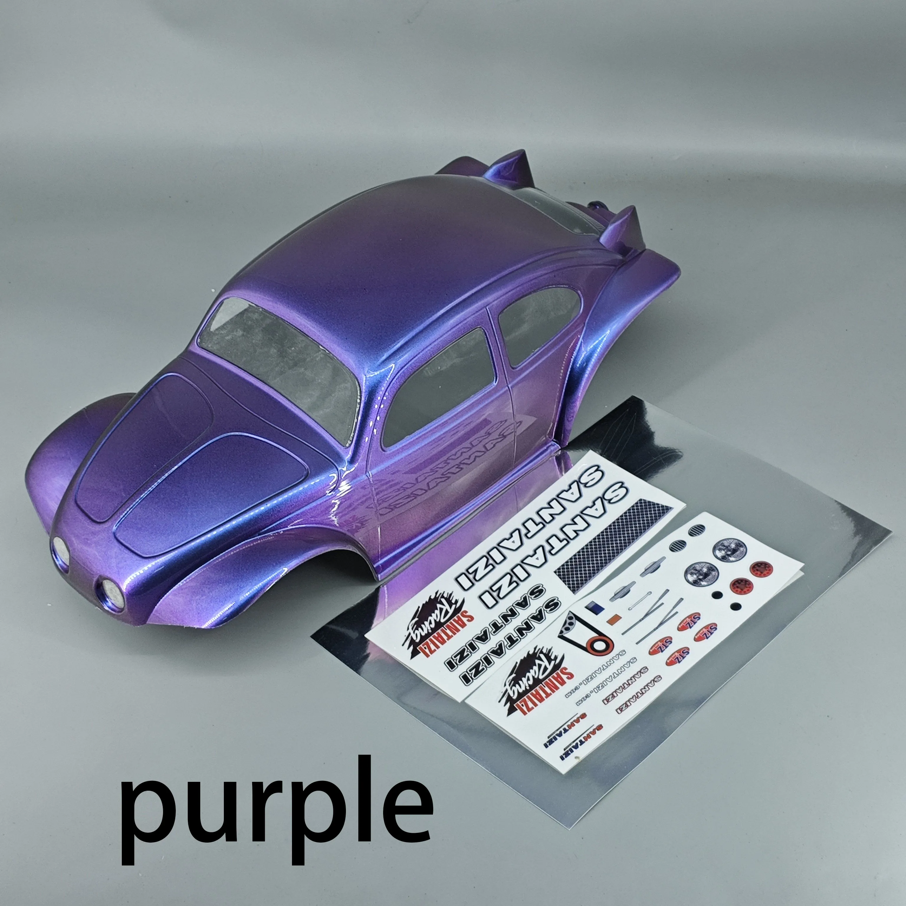 RC1/8 Beetle shaped off-road sand accessories PC car shell suitable for 313-360 wheelbase frame spare parts