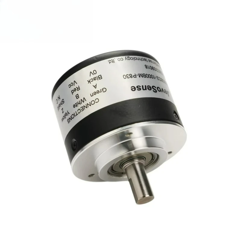 Push Pull Output Solid Shaft Encoder Incremental Photoelectric for CNC Elevator and Motor Positioning Systems