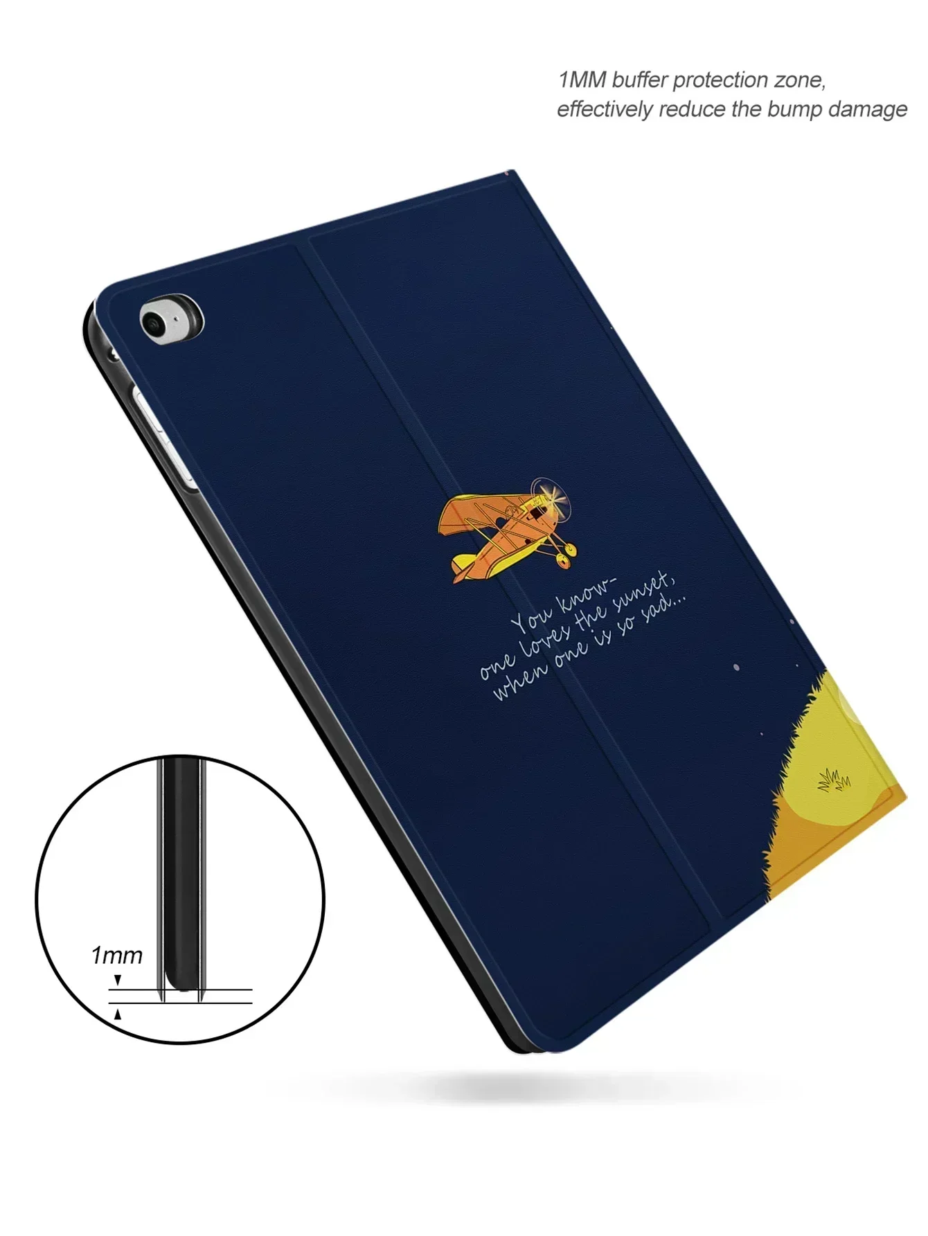 Le Petit Prince-Étui pour iPad 9e/8e/7e génération, 10.2 pouces, housse pour ata Ni 4/5/6, veille automatique