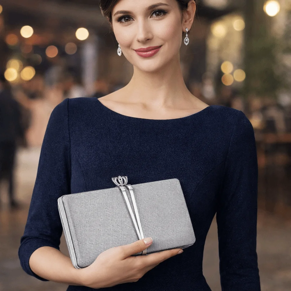 

Mini Sequin Evening Banquet Bag Glitter Large Capacity Ladies Clutch Bag Single Shoulder Make Up Storage Box Handbag Party