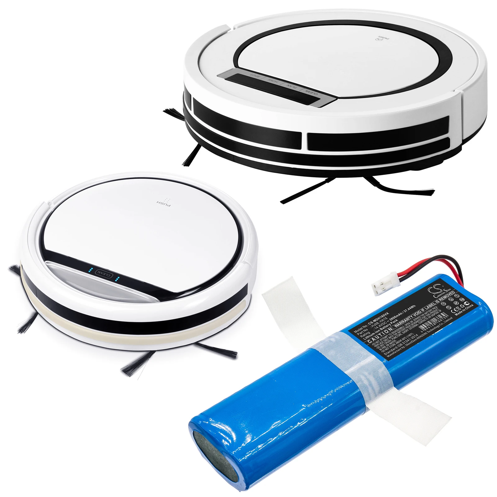 Vacuum 2600mAh Battery For Medion:HA15 HJ08 MD18500  18501  18600  19510  19511  13202,MD18922,Tesla:RoboStar T10 T30 T40