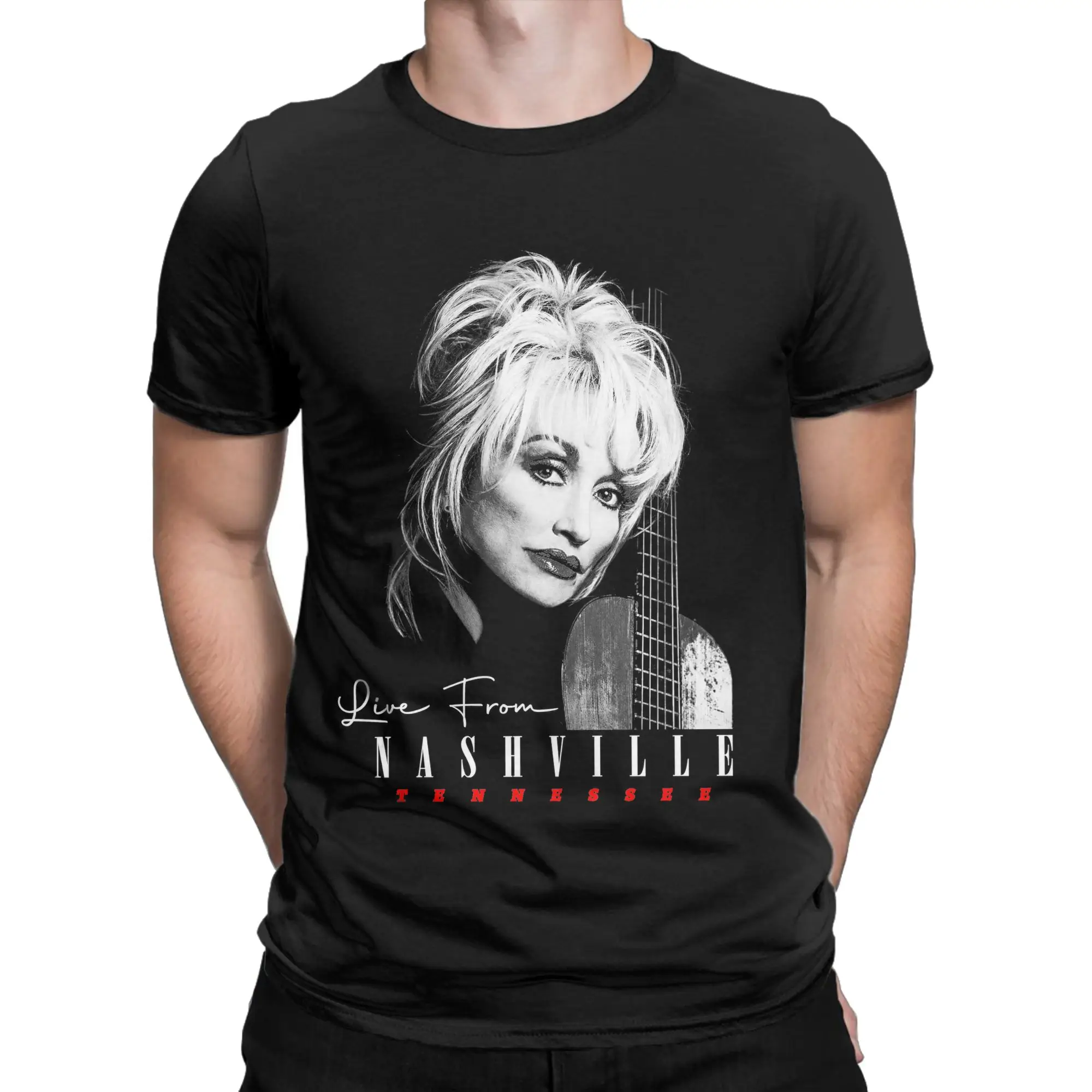 Casual T Shirt Summer Dollys Partons Memorial Novelty T-Shirts  100 Cotton Tshirt for Men Y2K Casual Loose Short Sleeve Clothes