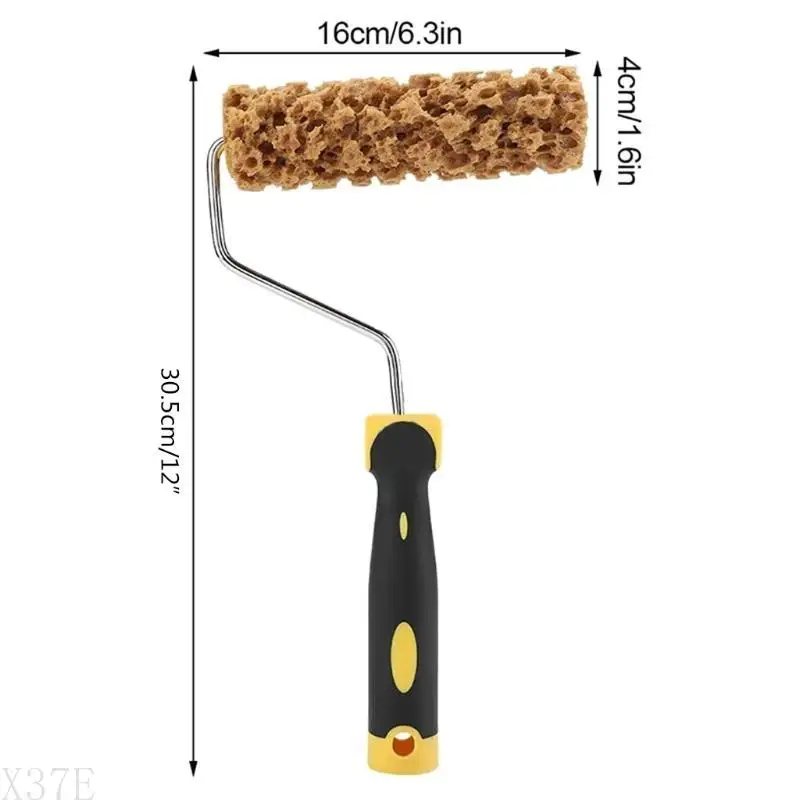 X37E IMITAÇÃO PRÁTICA BURILHA ROLO ESPONGELA SELAÇÃO 6 polegadas padrão artístico decoração líquida Decoração