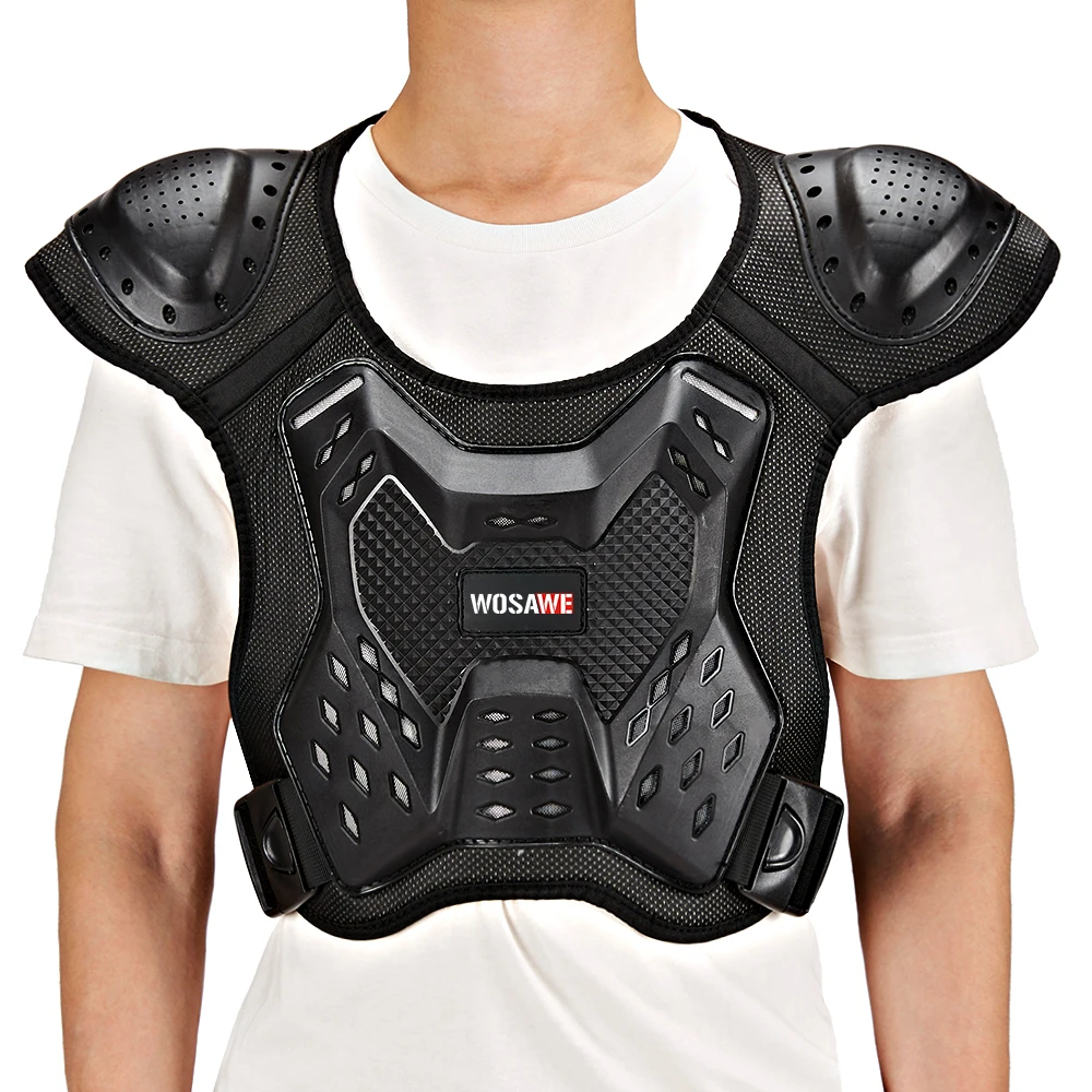 Adult EVA PE Protective Armor chest back shoulder spine Protective Gear Skiing Skating Racing Skateboard Motorcycle Safety Vest