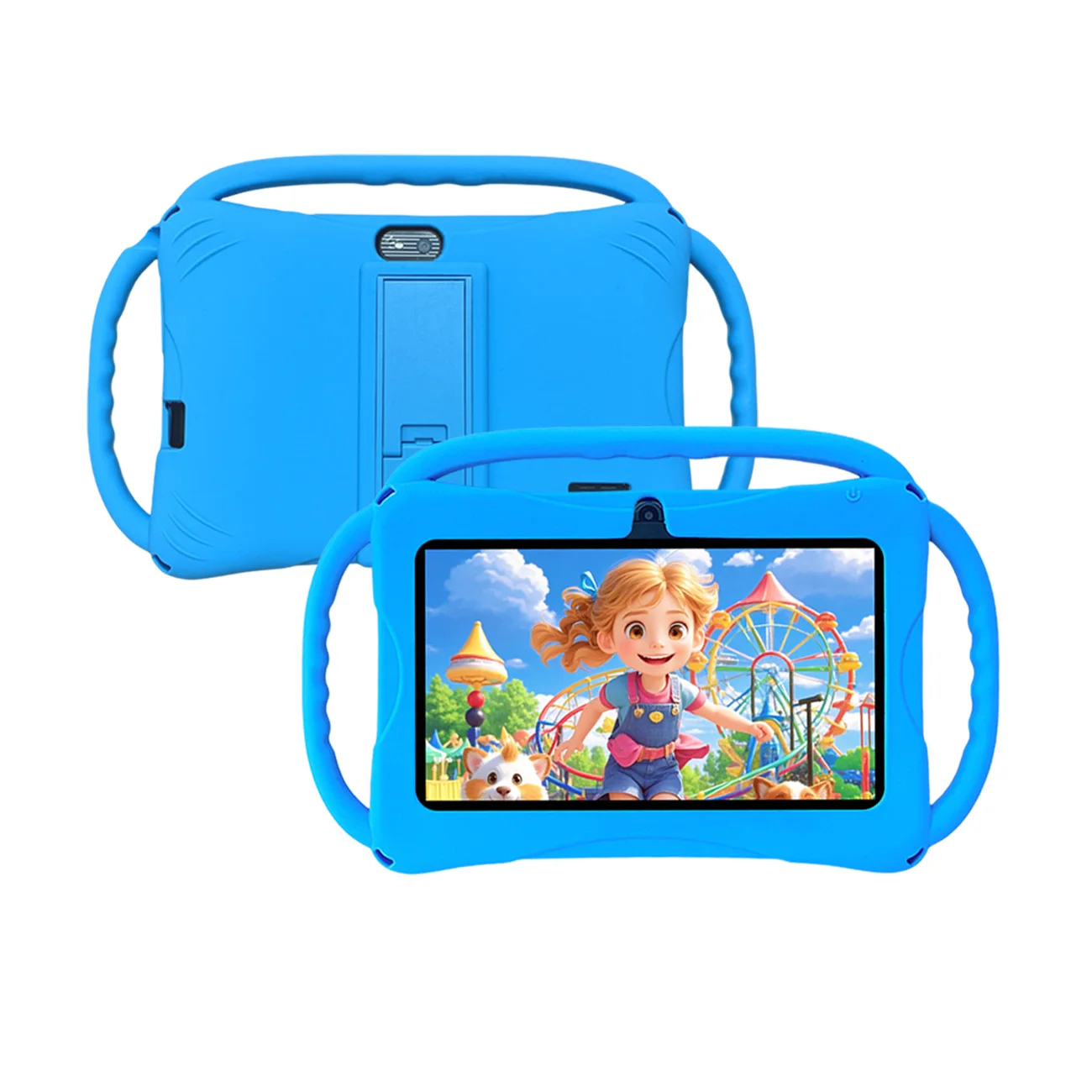 

7Inch Kids Tablet Android12, ,WiFi,3000mAh Battery,Dual Camera, Educational Tablet for Boys & Girls ，Children's Gift Kids
