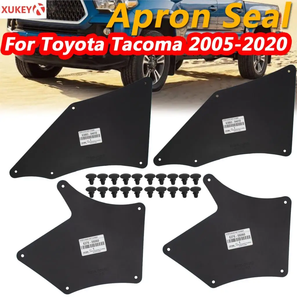 

For Toyota Tacoma 05-20 Mud Flaps Splash Guards Mudflaps Fender Liners Shield Seal 5375-05060 537505060 53883-04010 5388304010