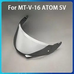 Motorcycle Helmet Visor Lens For MT-V-16 ATOM SV Replace Anti-UV Anti-Scratch Dustproof Wind Shield Motorcycle Accessories V16