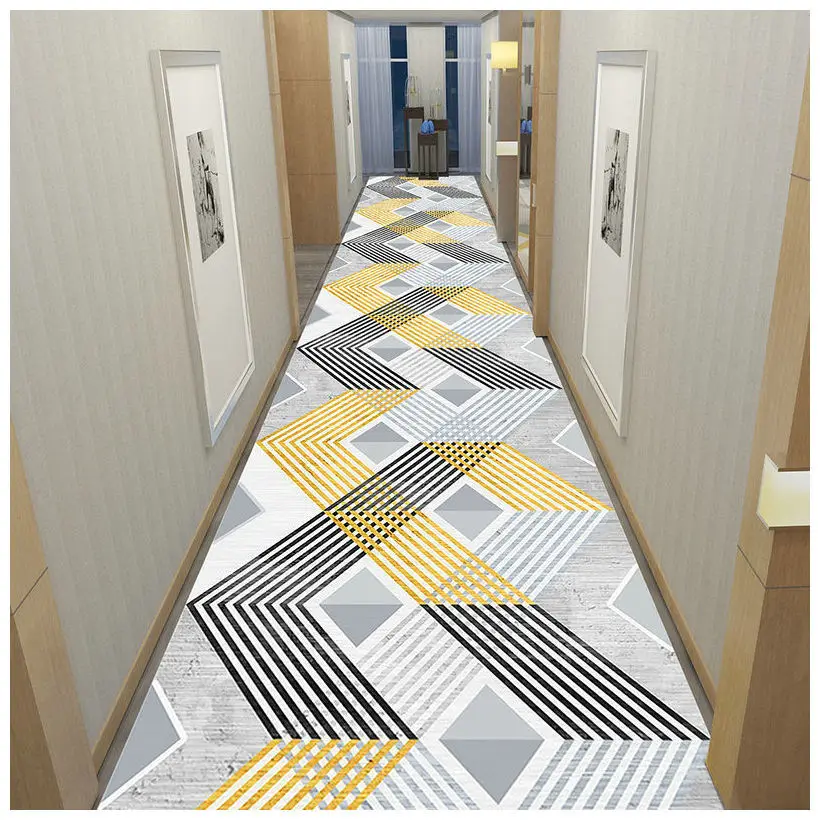 Bohemia Corridor Hallway Rug Carpet Simple Geometric Bedroom Living Room Area Rug Home Decor Kitchen Rug Carpet Entrance Doormat