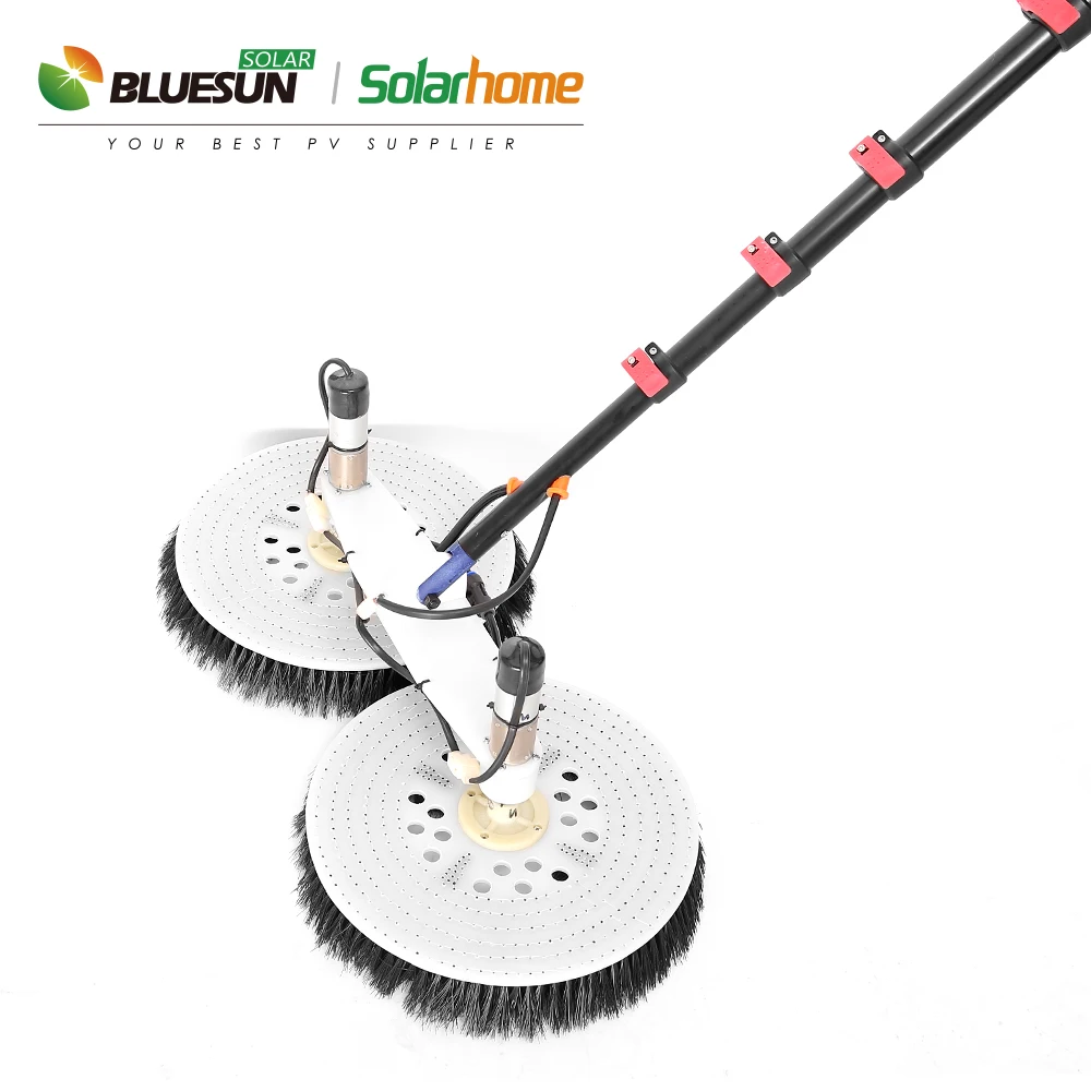 Automatic Solar Panel Cleaning Machine Brush Washing Solar Panels Solar Cleaning Tools Set