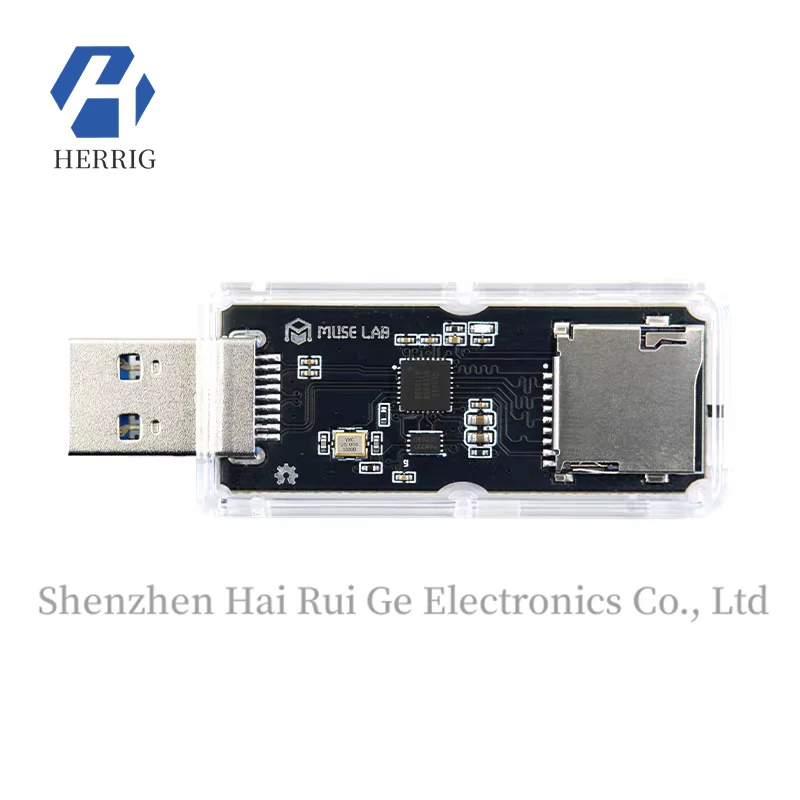 MuseLab Open Source Card Reader USB3.0 GL3224 Hardware Open Source SD-Reader