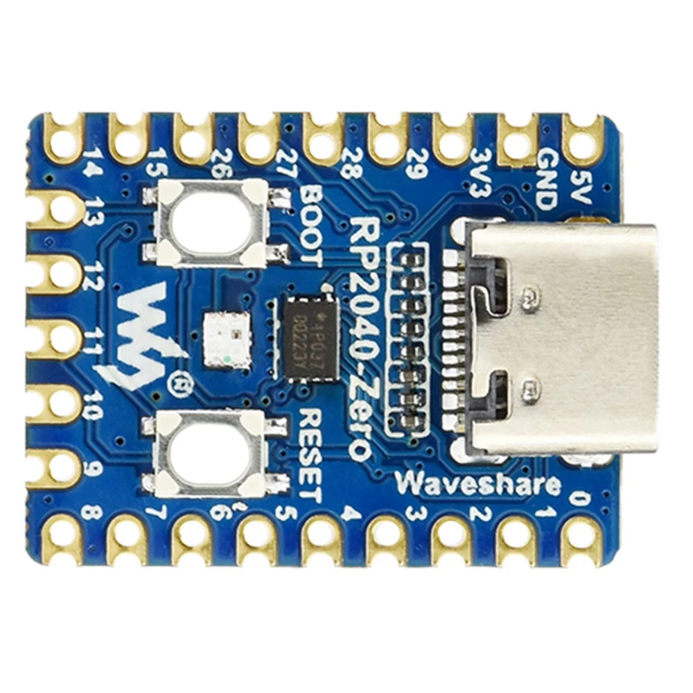 

Waveshare RP2040-Zero Microcontroller Development Board Dual Core Processor for Raspberry Pi Zero, No Welded