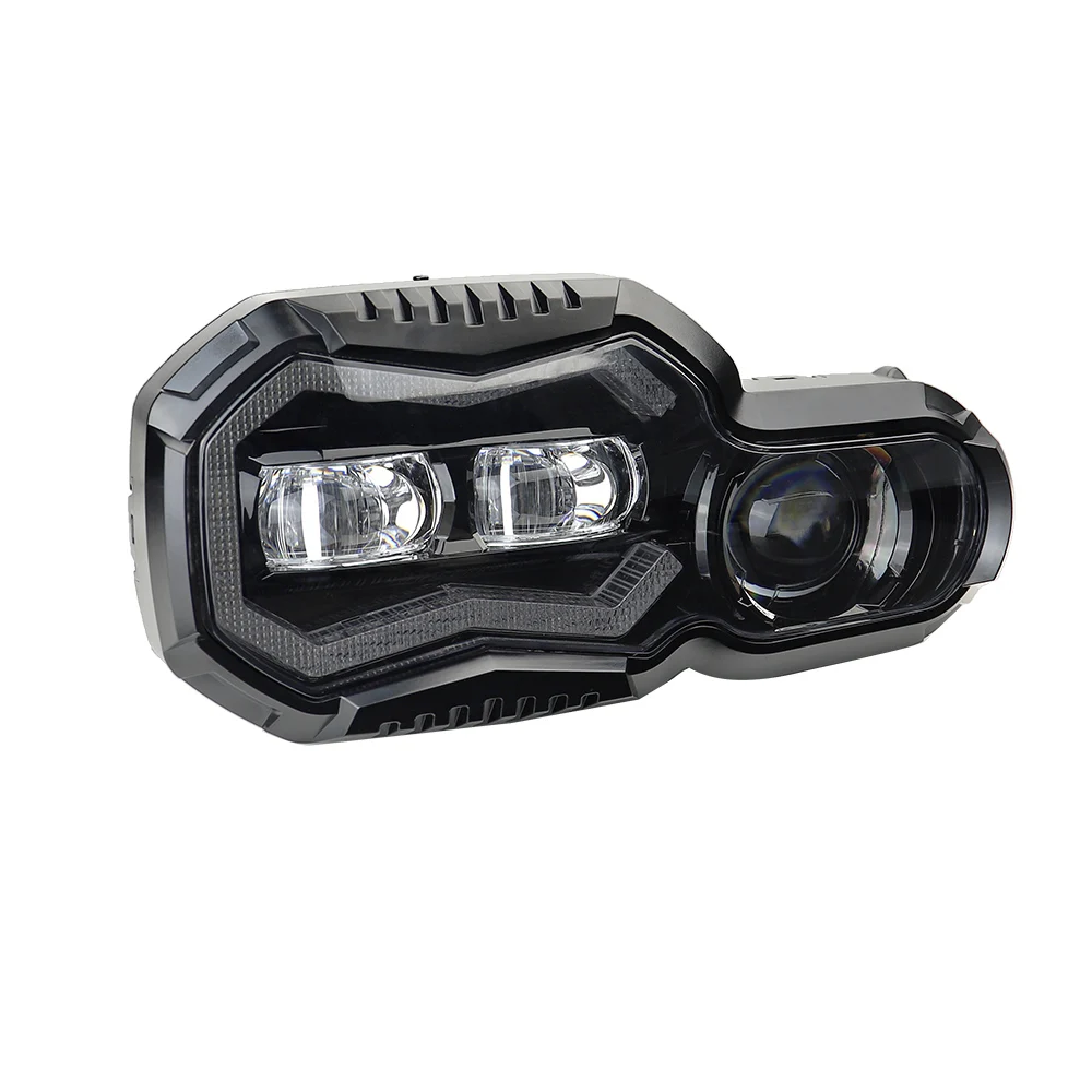 E Mark 100W Hi-Low Beam LED Headlights Assembly 6000k Color Temperature New for  F650GS F700GS F800GS ADV F800R