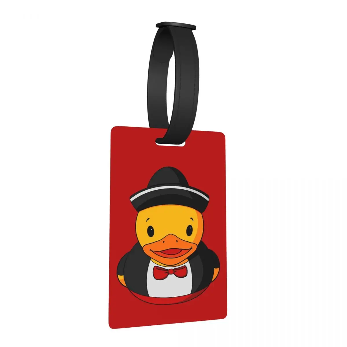 

Mariachi Rubber Duck Luggage Tags Suitcase Accessories Travel Fashion Baggage Boarding Tag Label Holder ID Name Address