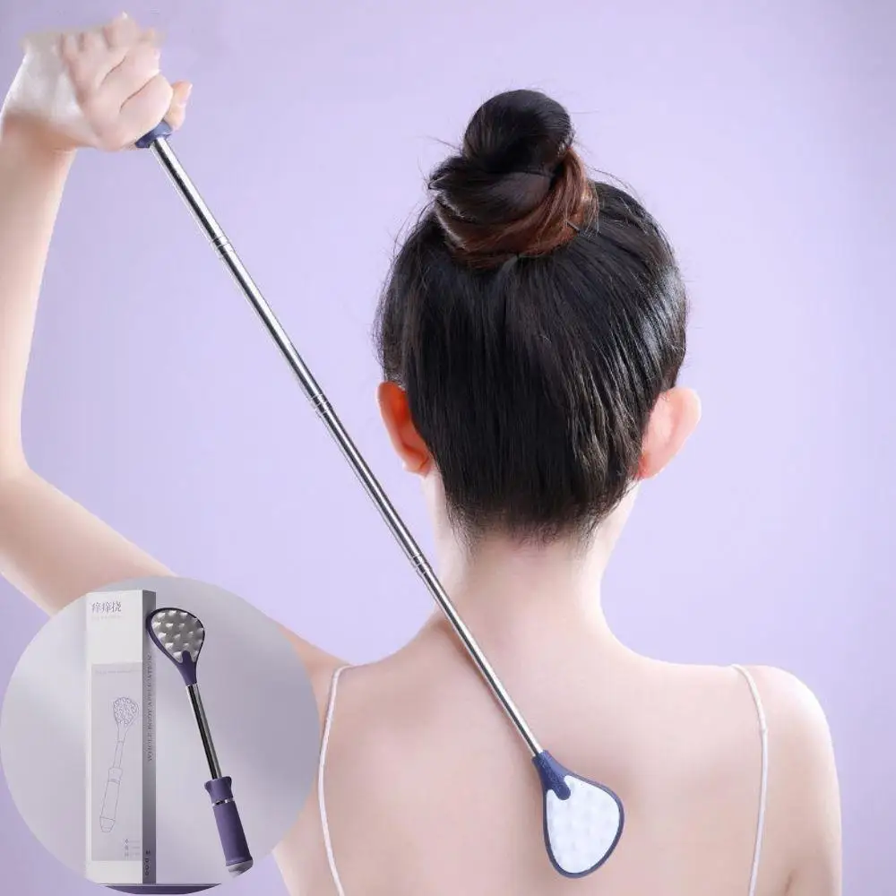 

1 шт., выдвижная царапина, регулируемый размер, телескопический масштабируемый скребок, инструмент для спины, массажный скребок для спины, скребок для зуда