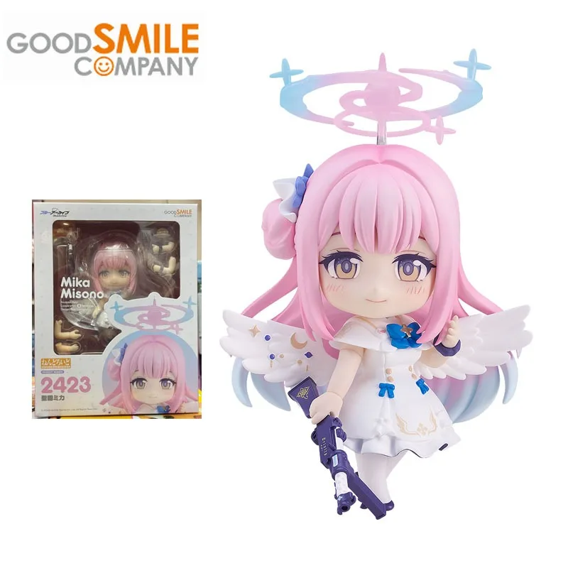 GSC Good Smile Original Nendoroid Blue Archive Anime Figure Mika Misono 2423 Action Figure Toys for Boys Girls Birthday Gifts