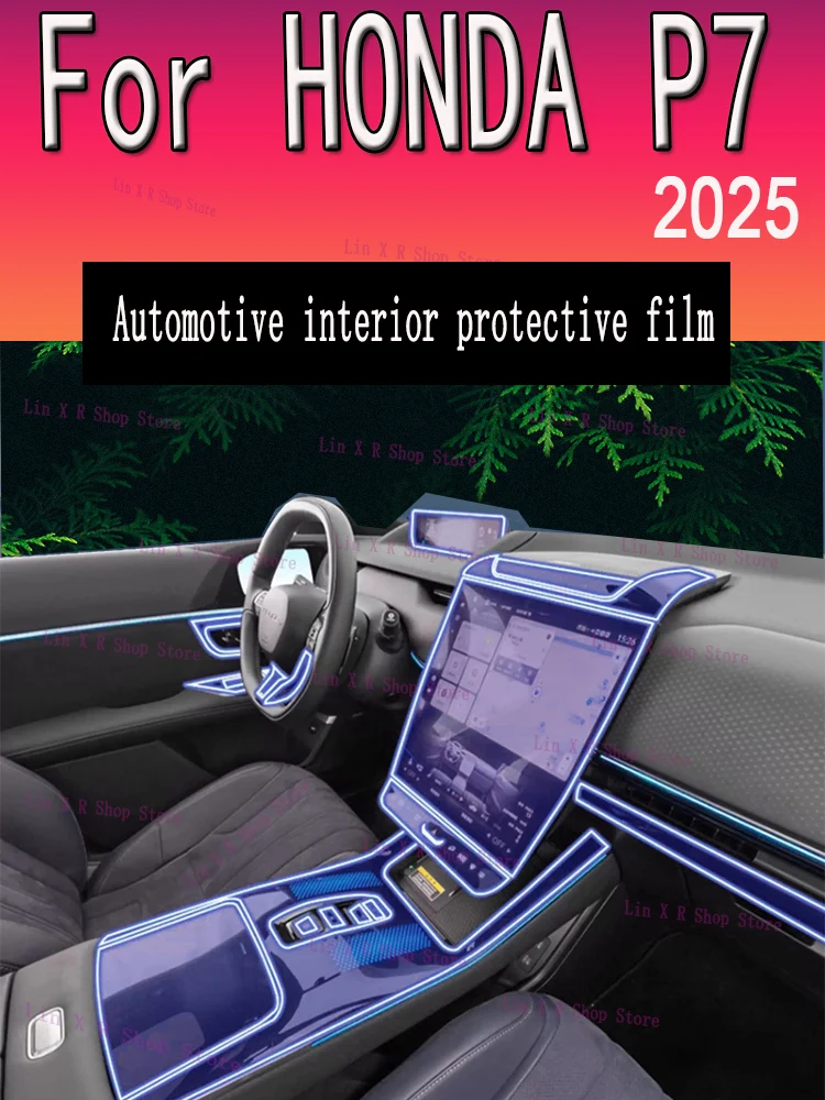 

For HONDA P7 2025 (2025) Camry XV80 Anti scratch screen protector for transmission panel navigation TPU car interior